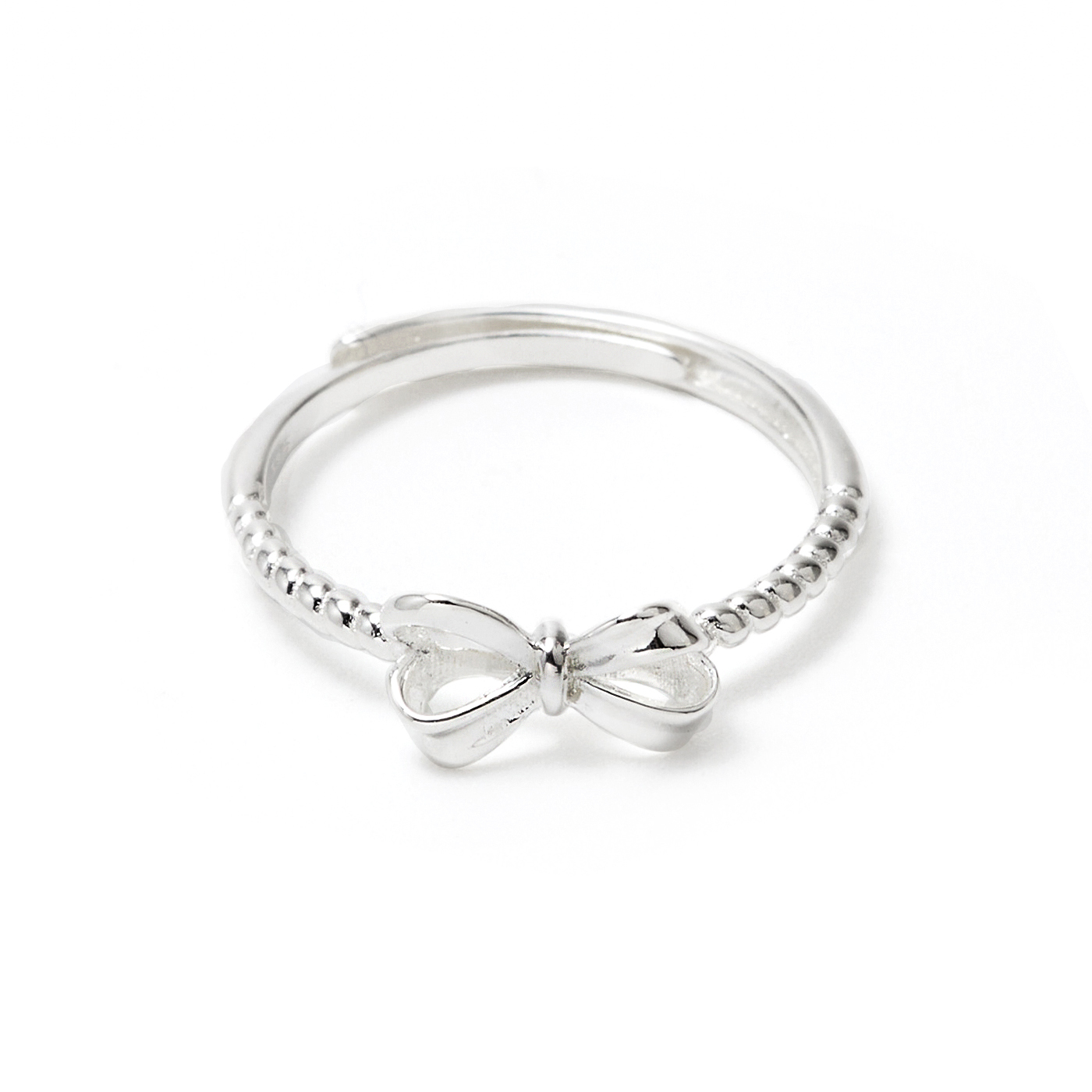 純銀,蝴蝶結,戒指
