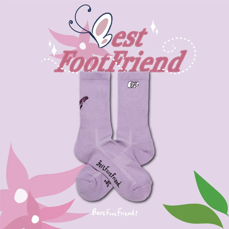 BFF BUTTERFLY LETTER / 蝴蝶長襪 BF23006