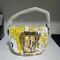 [S] VERSACE COUTURE 74VA4BF2 ZS597 G03 COUTURE 01 LOGO COUTURE SAFFIANO BAG,WHITE, 8052019144826 (SVC17)