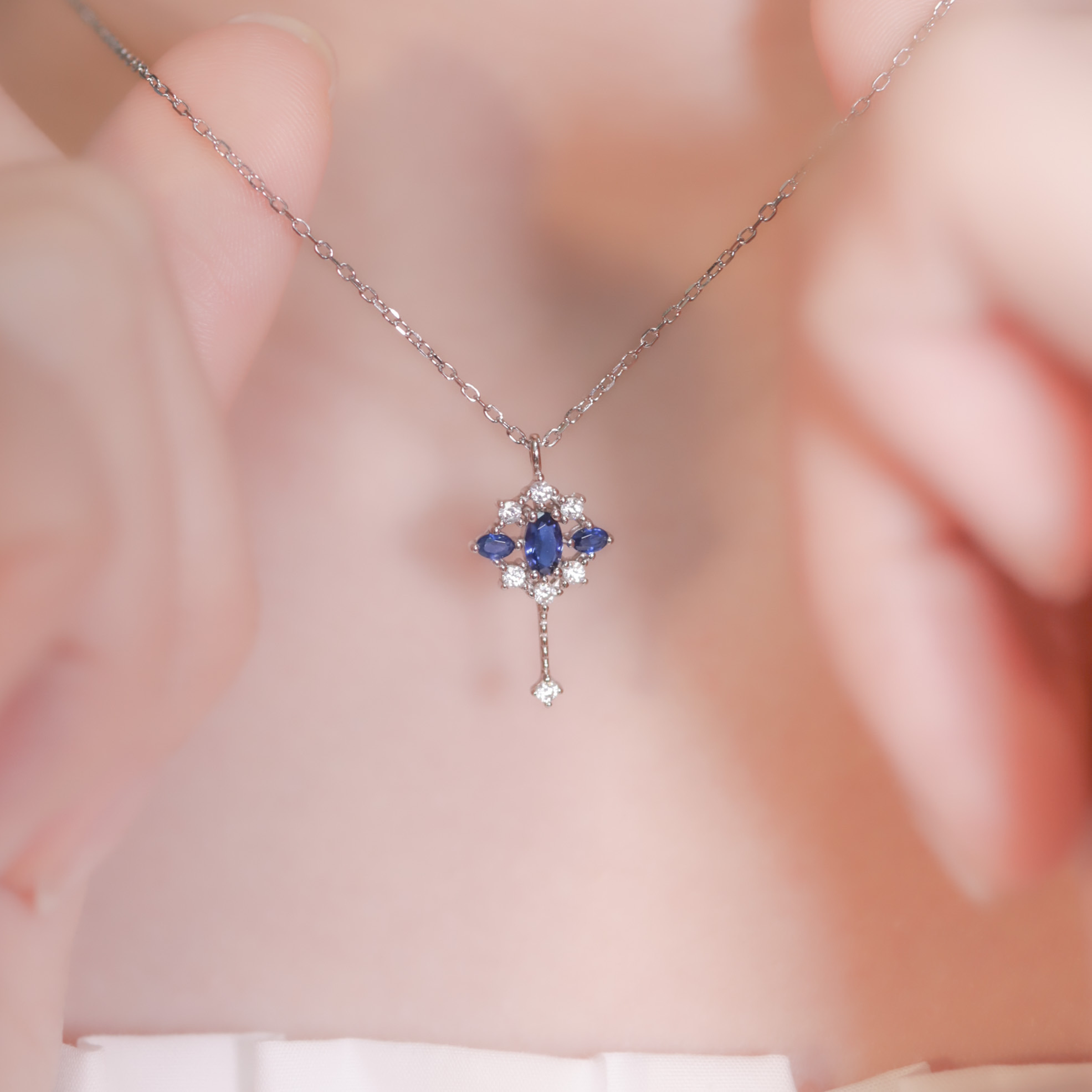 | 925純銀・ 白金 | 中古之鑰項鍊 | NE0599 |