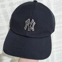 [S] MLB NY NYLON STRUCTURE BALL CAP,BLACK, 3ACP0123NGP001-50BKS (SMLB220)