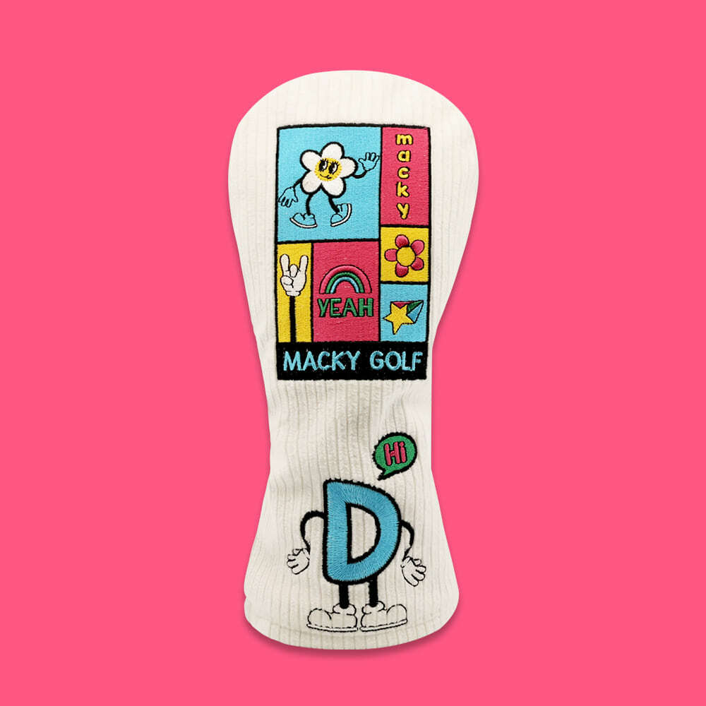 女款 M301  韓國正品 MACKY同步/彩虹歡樂高爾夫球Drive桿套