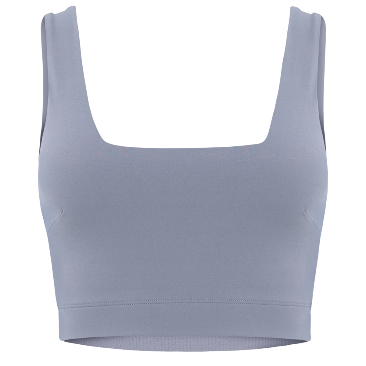 舒適方領運動內衣 藍