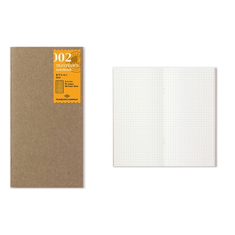 TRC Traveler’s notebook TN 標準 補充系列 002 方格