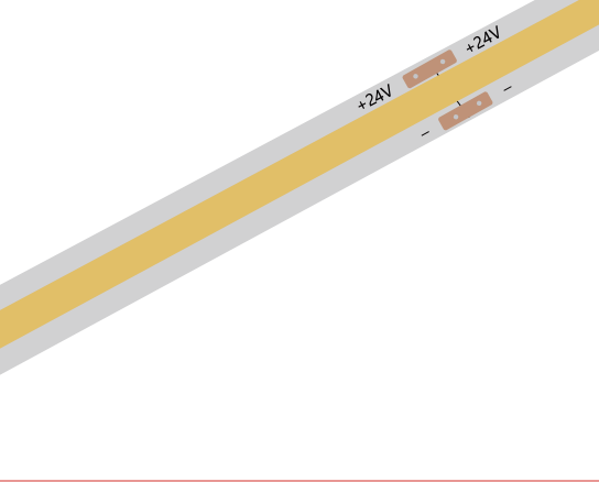 C-1 Lighting COB無光珠燈帶芯珠 24V 10W/M LED 燈帶 (3000K/4000K/6500K)