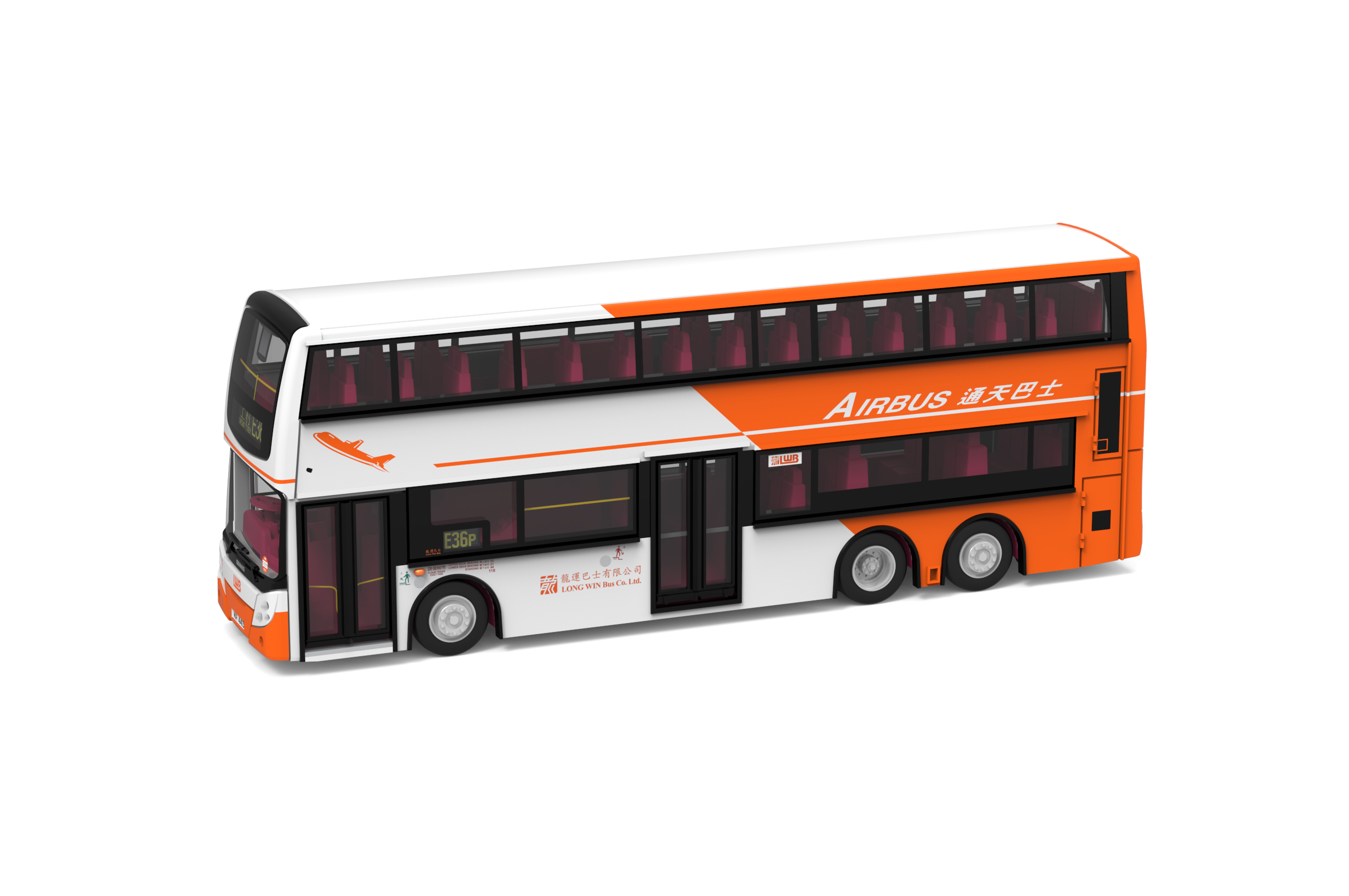 Tiny 城市 合金車仔 -龍運 TransBus Enviro500 (E36P) (經銷商版本)