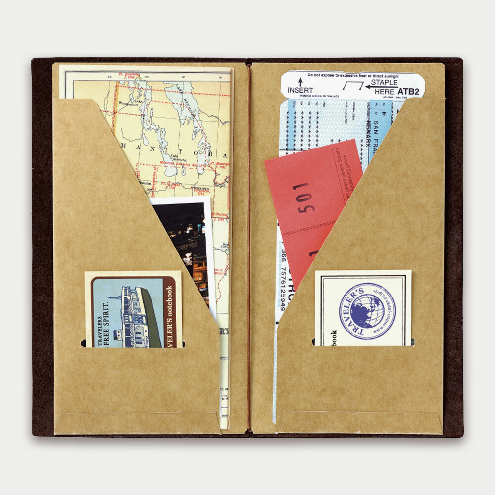 TRC Traveler’s notebook TN 標準 補充系列 020 牛皮紙口袋