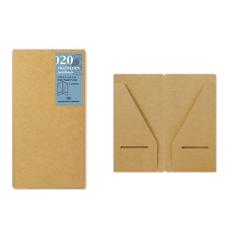 TRC Traveler’s notebook TN 標準 補充系列 020 牛皮紙口袋
