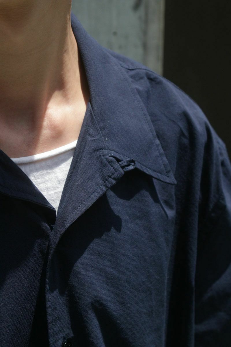 UNIVERSAL PRODUCTS MICRO SUCKER OPEN COLLAR S/S SHIRT