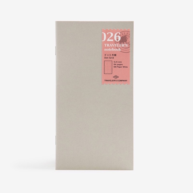 TRC Traveler’s notebook TN 標準 補充系列 026 點陣