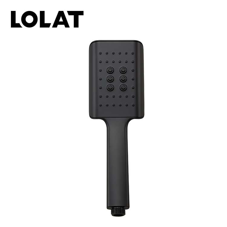 LOLAT單段自潔蓮蓬頭-黑色HS170KP