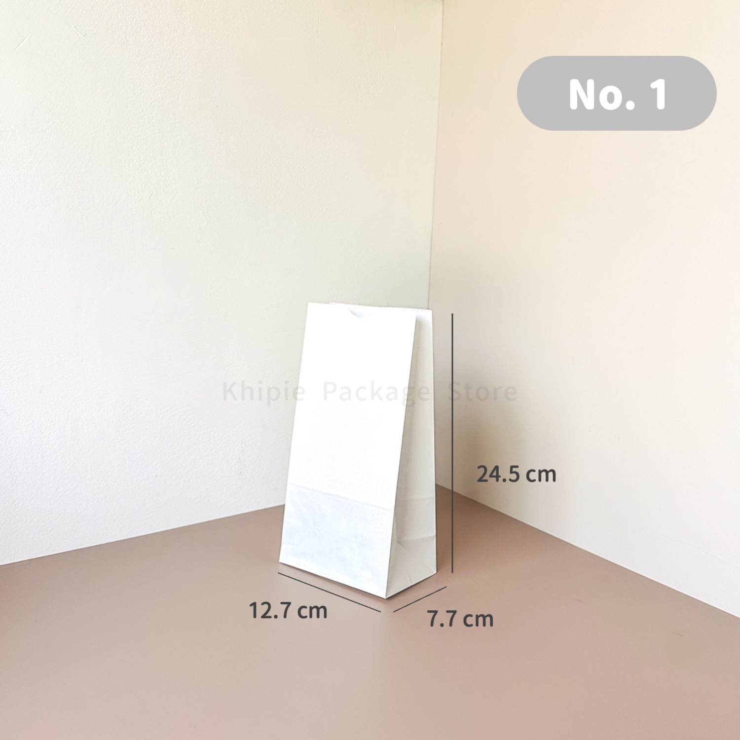 白色方型抱袋｜No.1