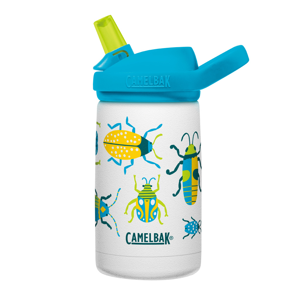 CAMELBAK 350ml eddy+ 兒童吸管水壺 不鏽鋼 保冷保溫 [昆蟲世界]
