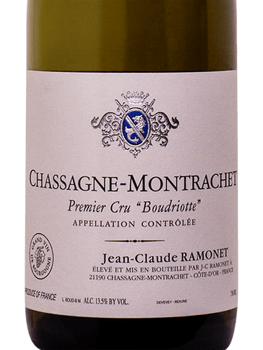 Ramonet Chassagne Montrachet 1er Cru La Boudriotte 2022