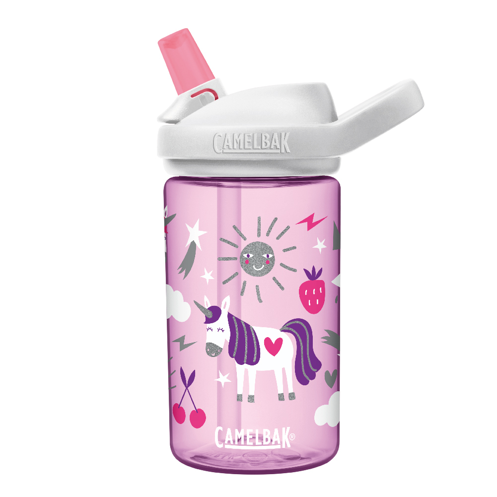 CAMELBAK 400ml eddy+ 兒童吸管水壺 符合歐美安全標準 [歡樂獨角獸]