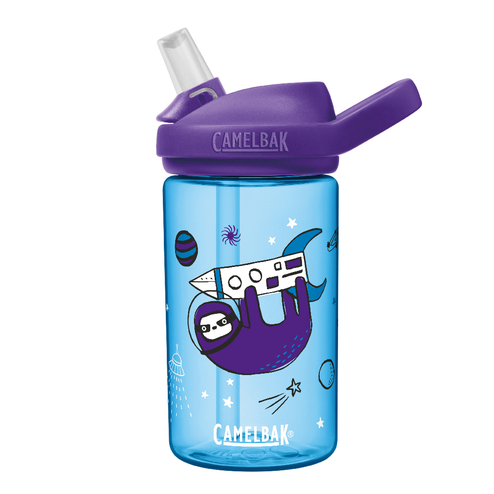 CAMELBAK 400ml eddy+ 兒童吸管水壺 符合歐美安全標準 [太空樹懶]