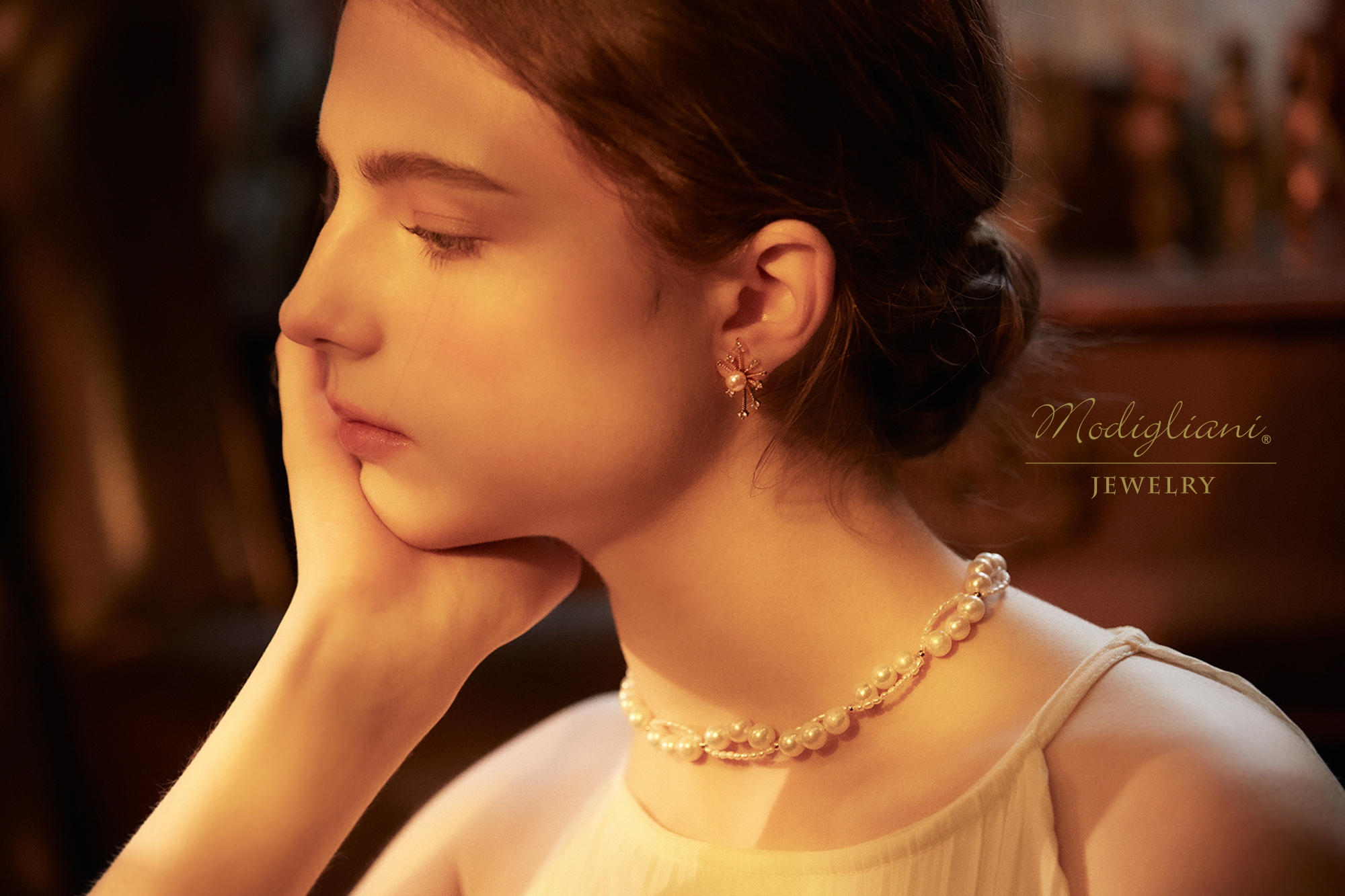 黃銅飾品,黃銅,施華洛世奇水晶珍珠,百搭,耳環,氣質,18K金,仙女,鋯石