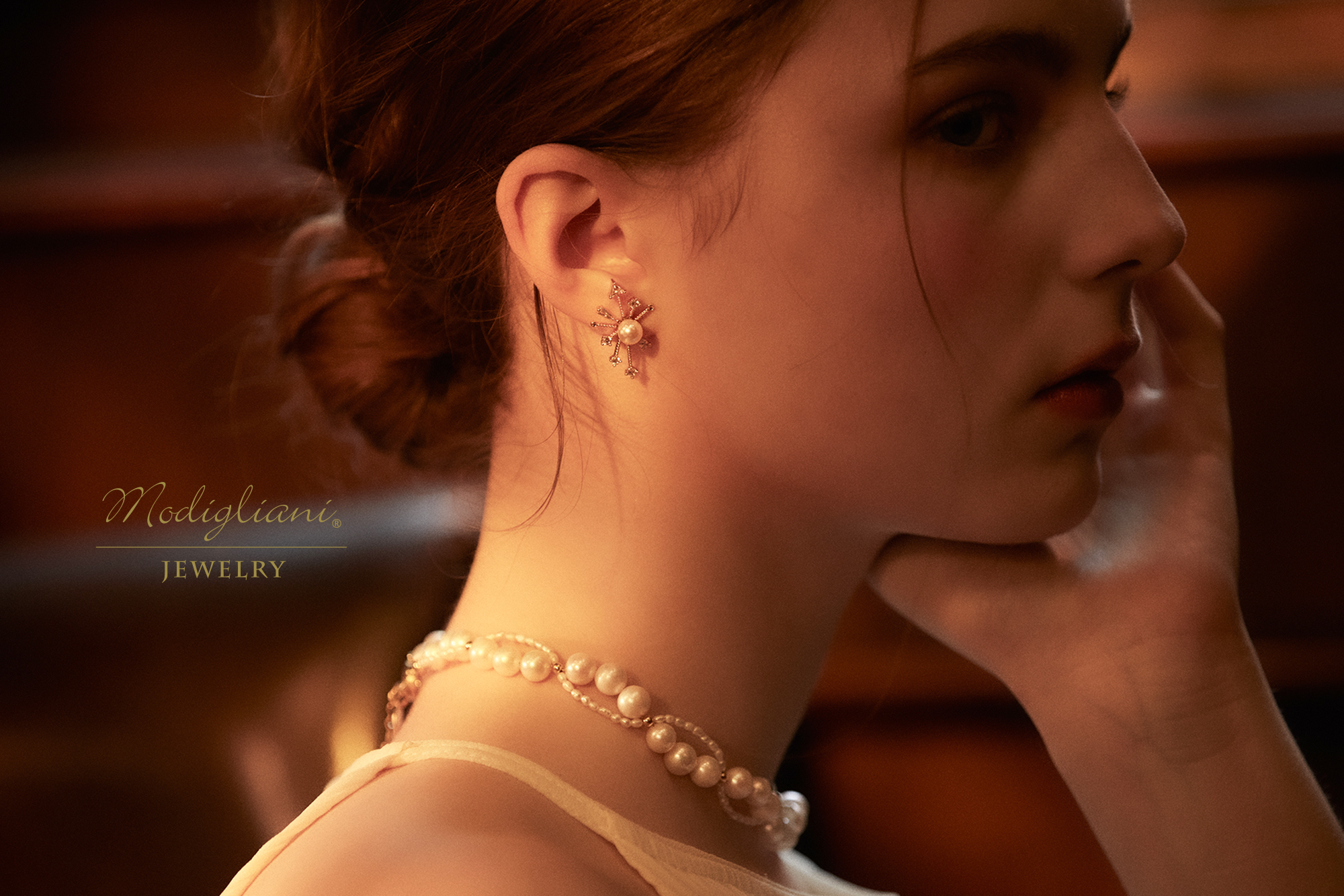 黃銅飾品,黃銅,施華洛世奇水晶珍珠,百搭,耳環,氣質,18K金,仙女,鋯石