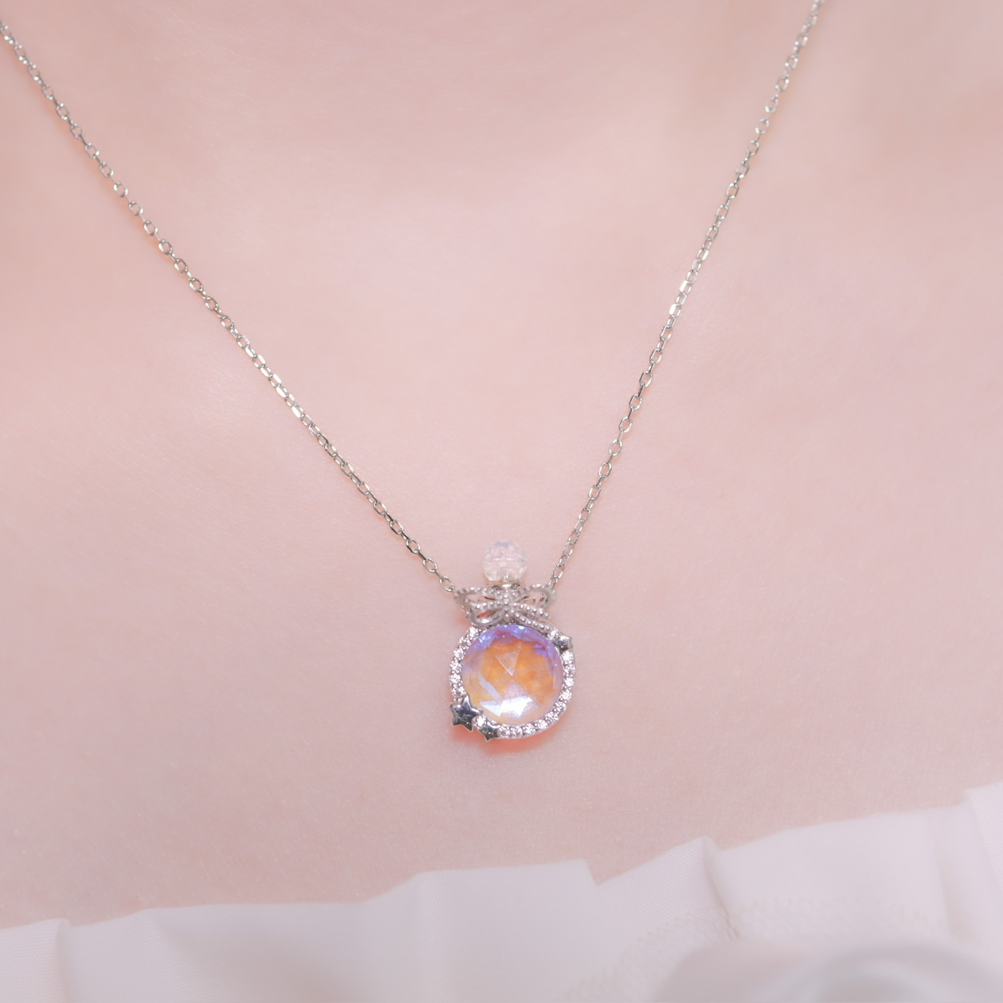 | 925純銀・ 琉璃 | 星願瓶項鍊 | NE0554 |