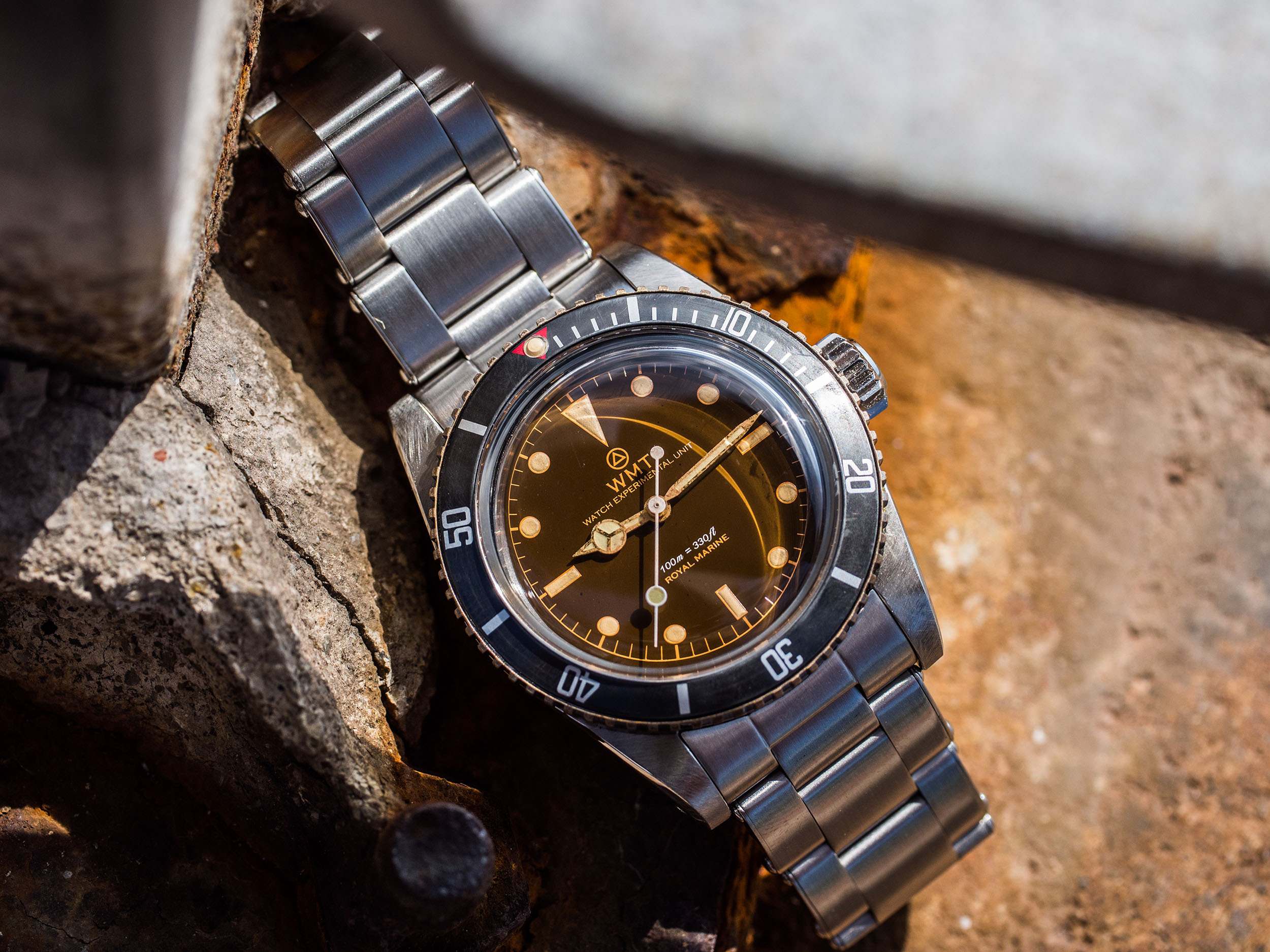 WMT Sea Diver – All Aged With Brass Bezel / Tropical Di