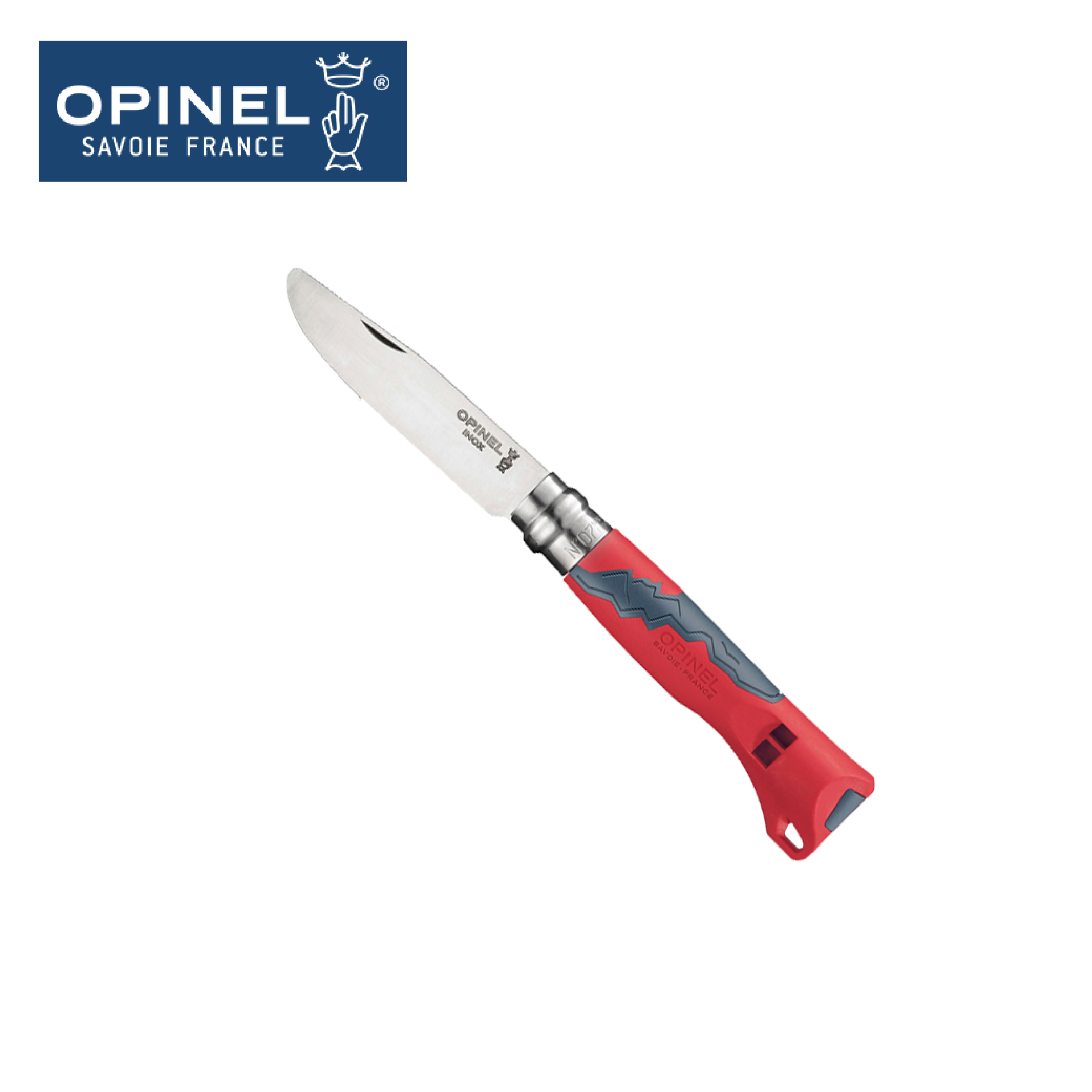 OPINEL法國 No.7圓尖折刀/玻璃纖維(紅色) 84OPI001897