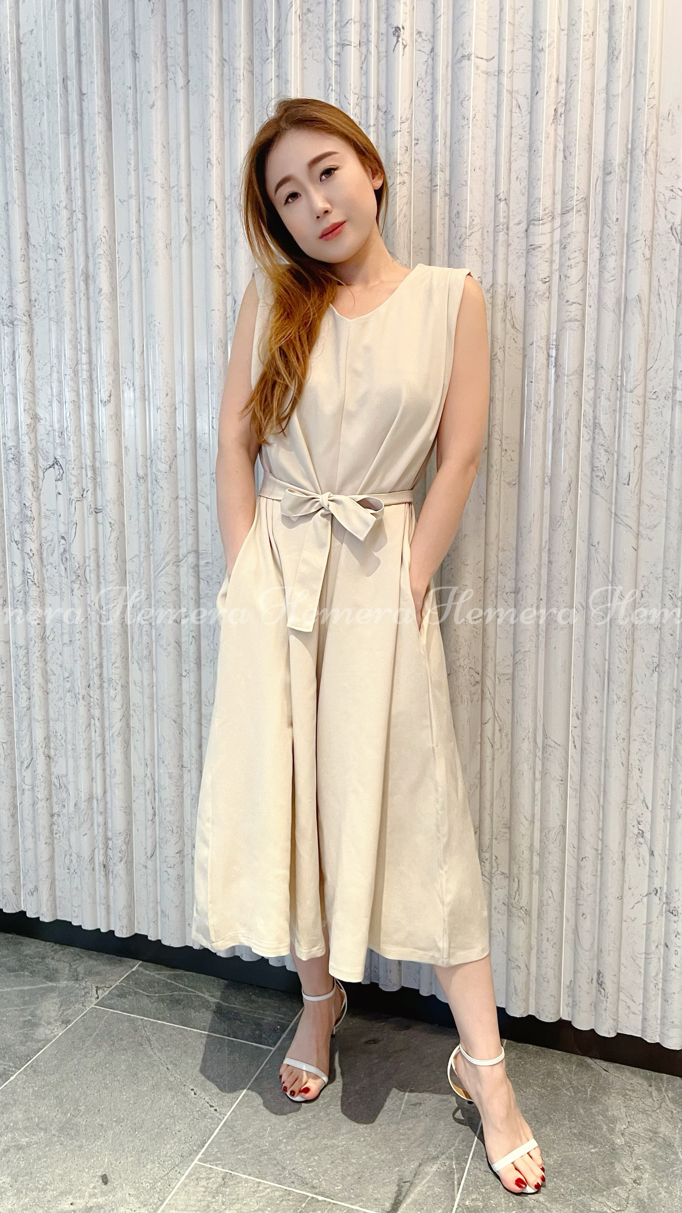 IN STOCK: JS23W0602 好顯瘦A-LINE連身褲