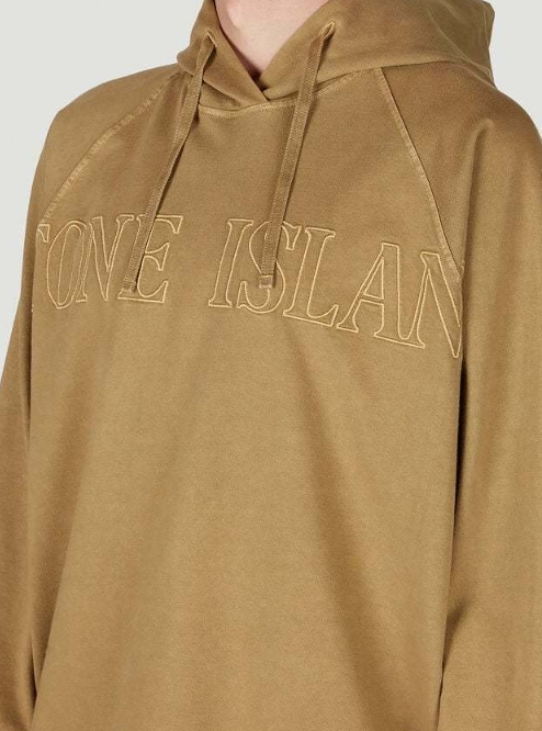 韓國代購 Stone Island 23SS 男 連帽衛衣 刺繡LOGO 帽T 咖啡 JUN-