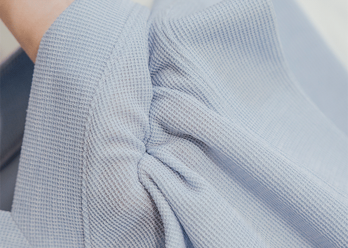 自由舒爽V領針織罩衫不易皺