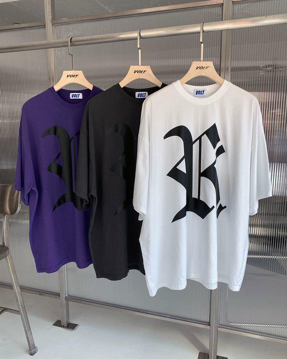 英文字短袖Tee VOLT-004T