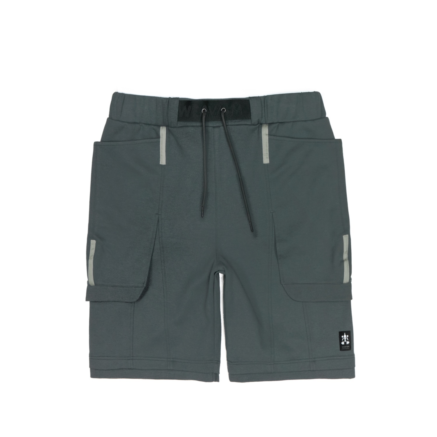 重磅針織短褲- 鐵灰