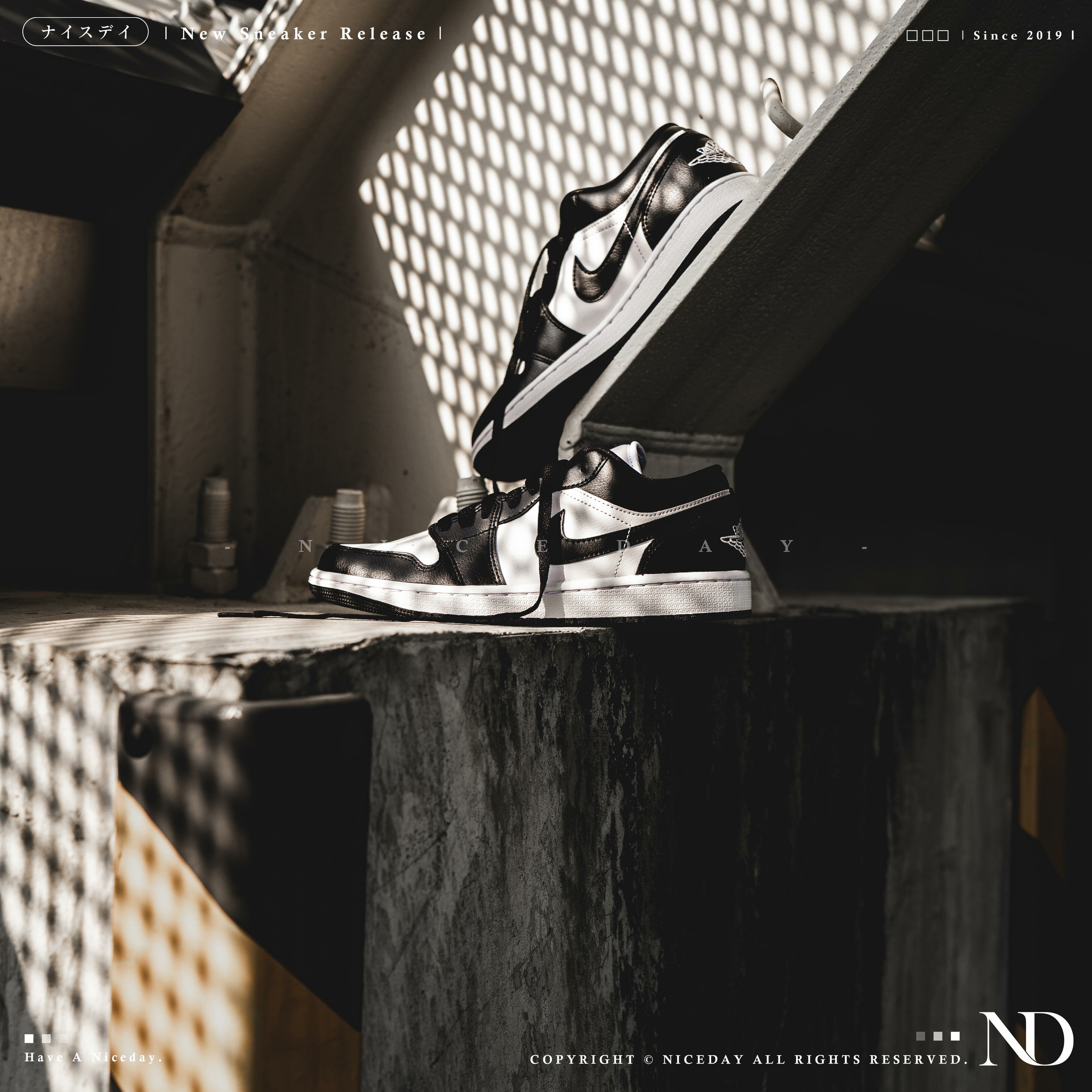 NICEDAY 部分現貨/代購 Nike Air Jordan 1 Low Panda 熊貓 男女 女款 DC0774-101