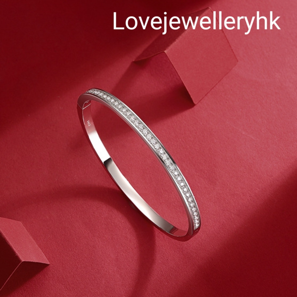 半圈莫桑鑽手鐲   B1.18C003