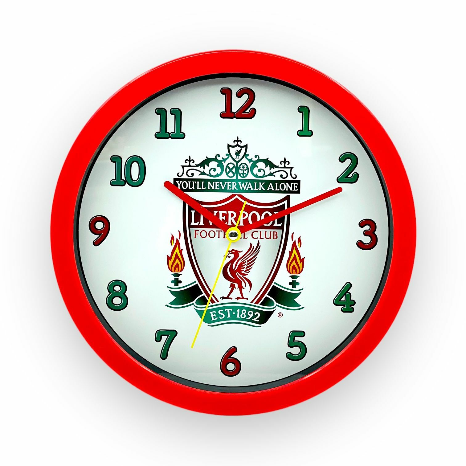 利物浦紅色傳統會徽掛牆鐘