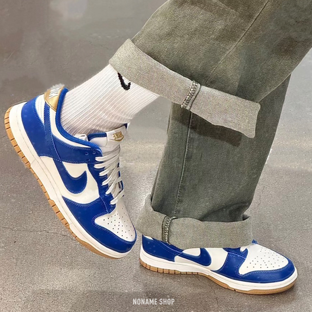 NIKE DUNK LOW KANSAS CITY ROYALS 焦糖底 海軍藍 (女款)