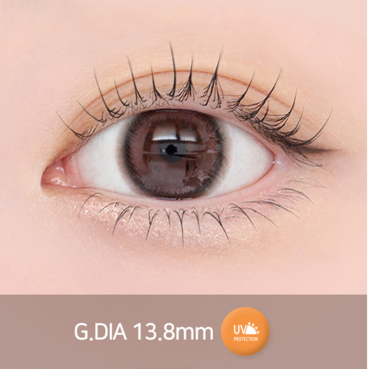 [月拋特薄][防UV] LENSSIS 1 Month MARINA MEGA Ash Pink 月拋彩妝隱形眼鏡｜每盒2片