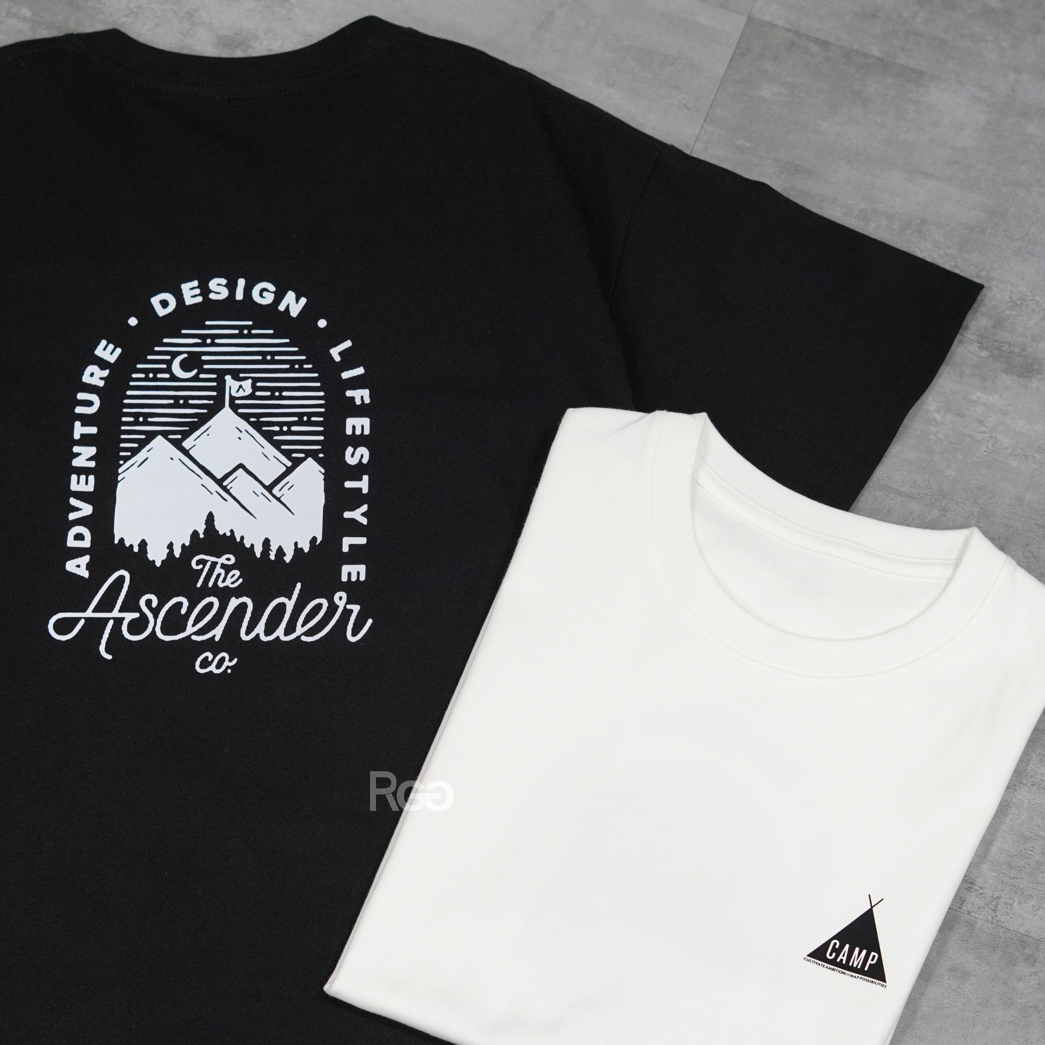 #8008 雙紗 260g 山系露營短T