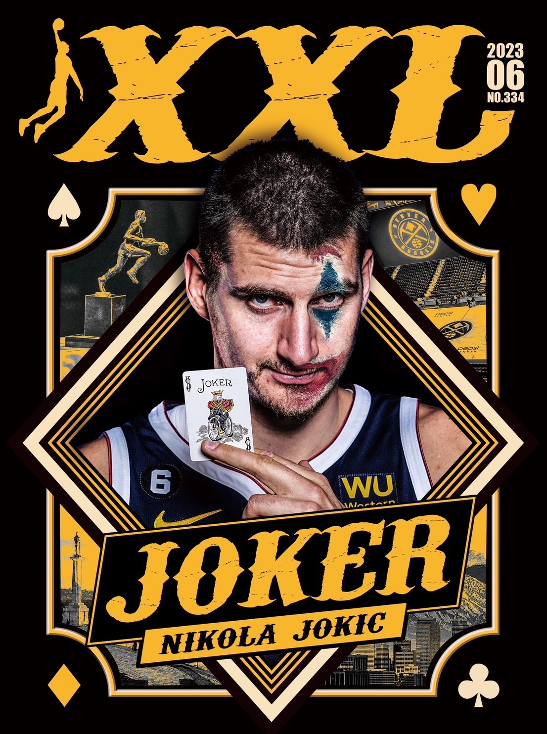 XXL 2023 6月號 The Joker Nikola Jokic 隨書附贈 Melo Out 大型海報