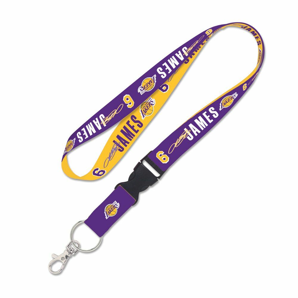 WinCraft 洛杉磯湖人隊 LeBron James 識別證/證件 掛繩