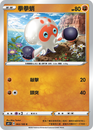 S4F 063/100 拳拳蛸