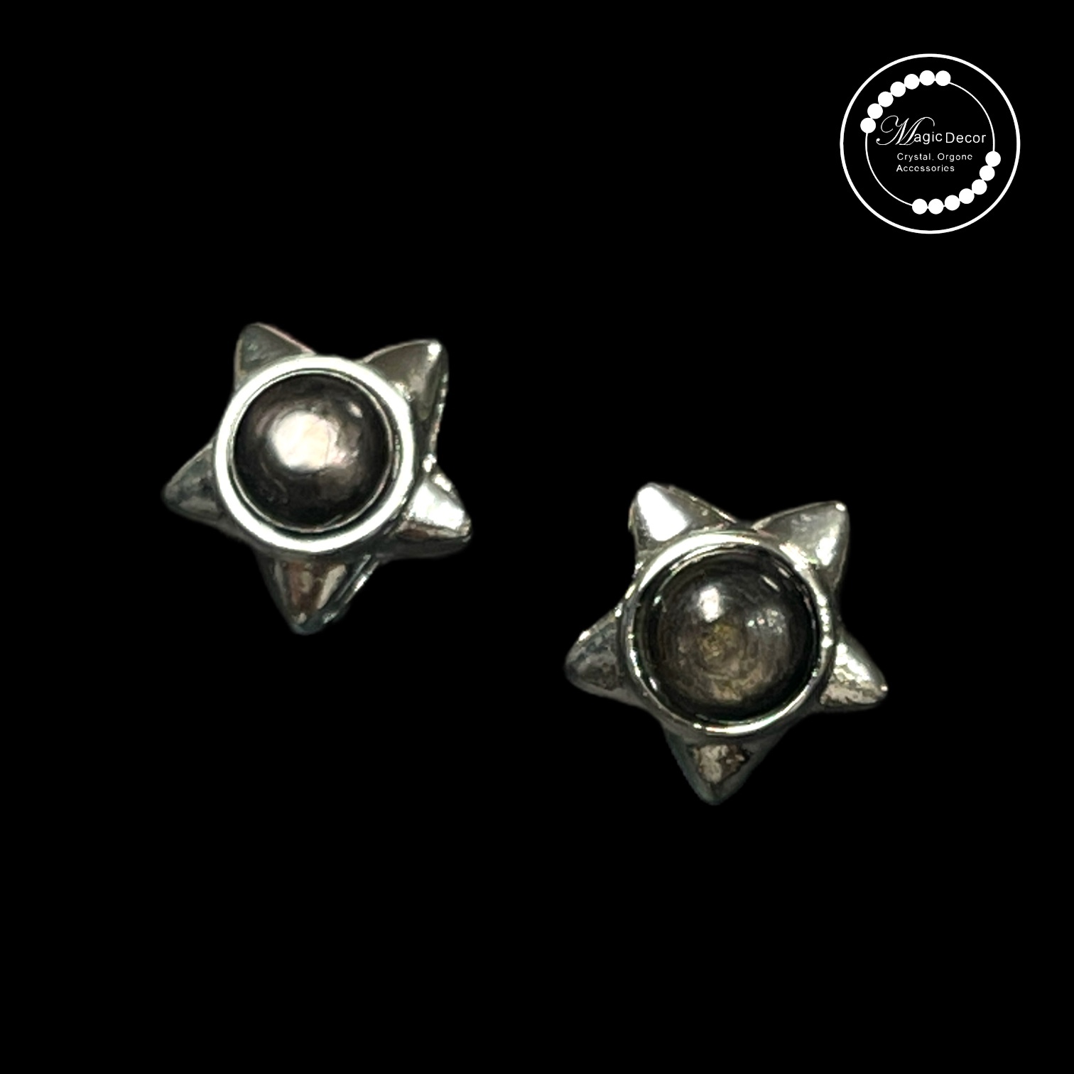 240414 - D48 金運石星星耳釘1對