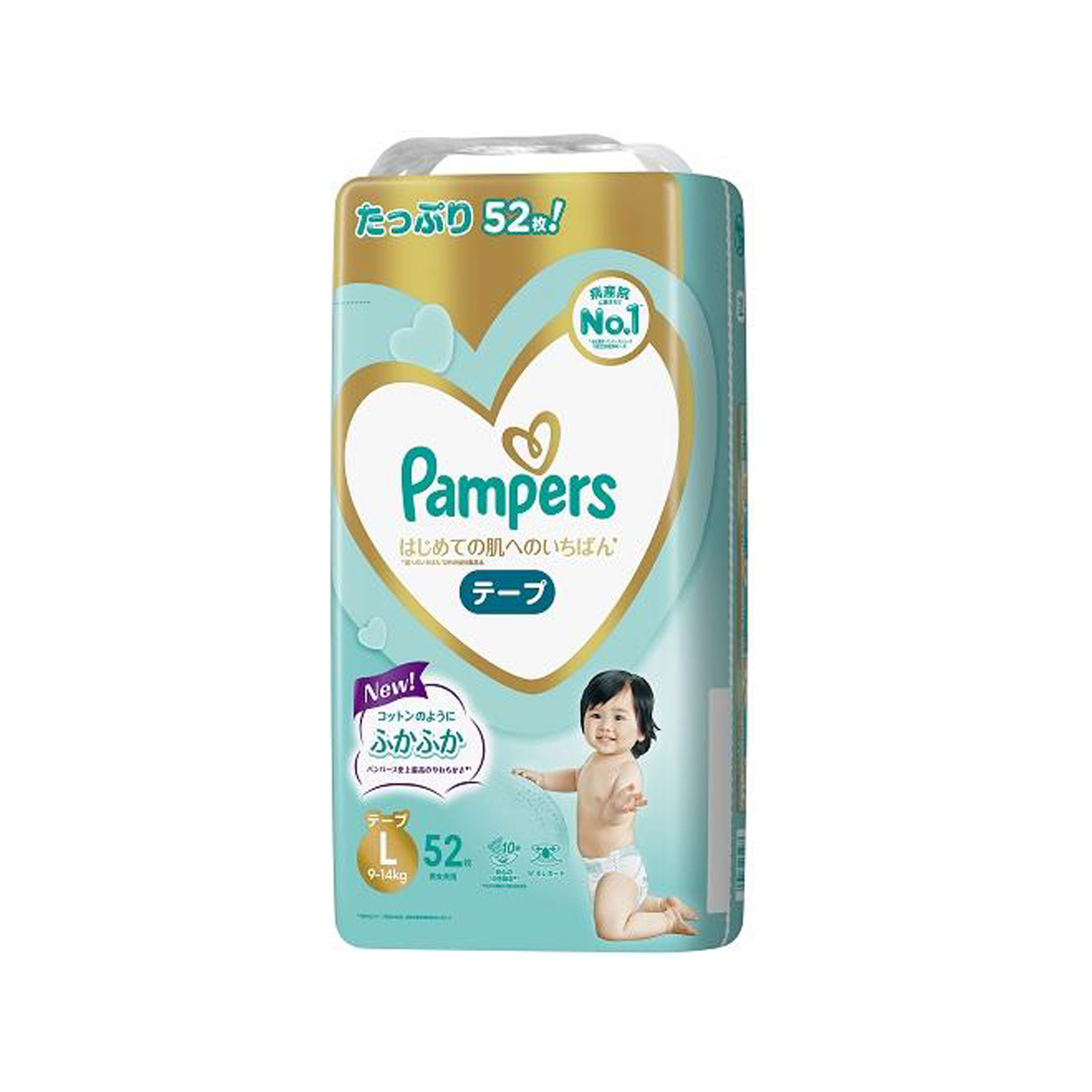 Pampers 幫寶適 - Pampers Ichiban 紙尿片 大碼 L52片 (日本本土版)