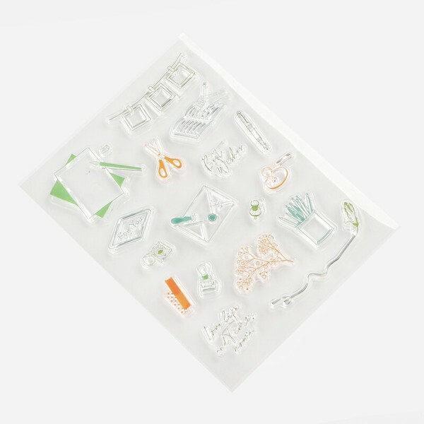 信件 記錄系列  +Clear Stamp 透明印章組 ｜日本BGM