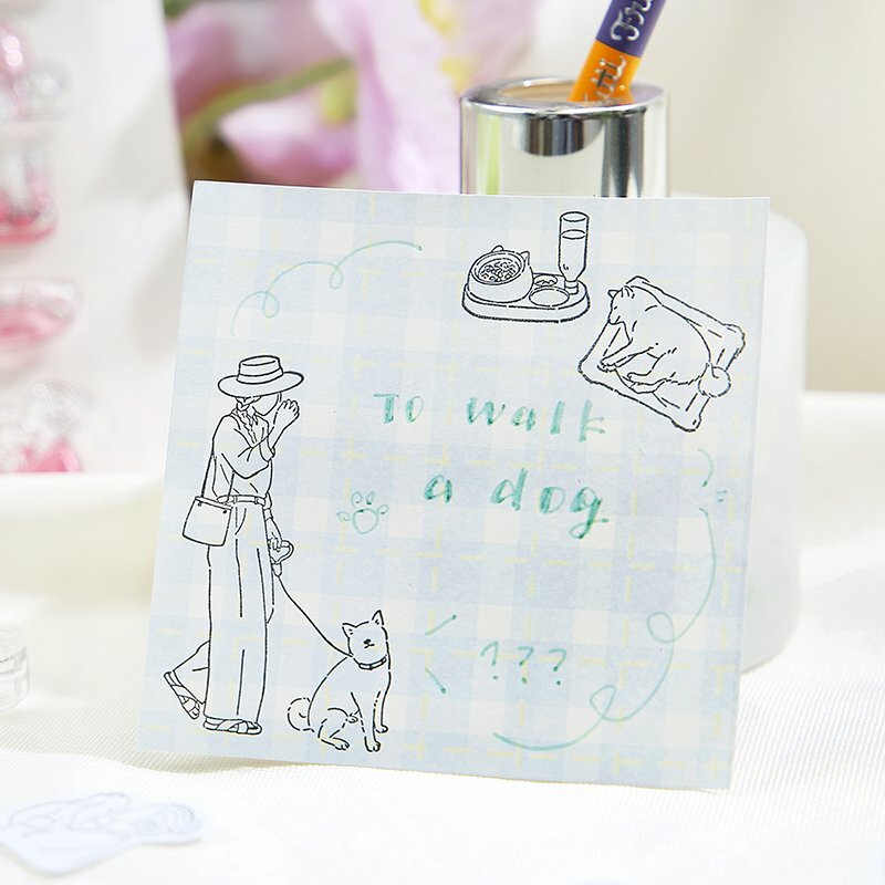 寵物 休日系列  +Clear Stamp 透明印章組 ｜日本BGM