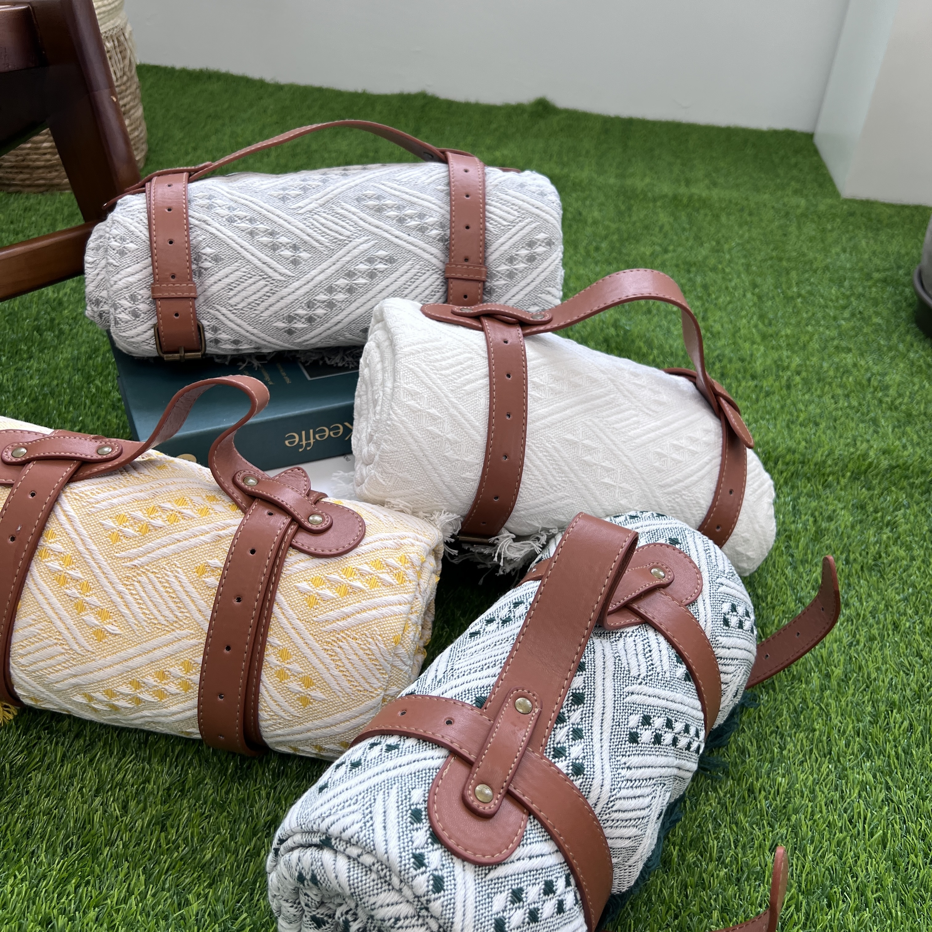 戶外針織野餐墊