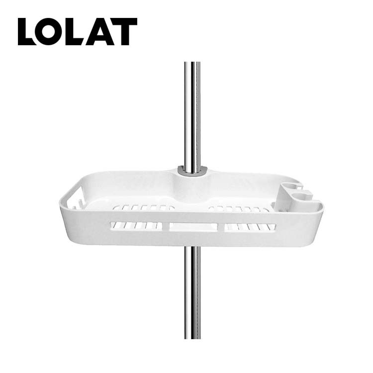 LOLAT × 花灑專用置物籃(白色)-OP459WP