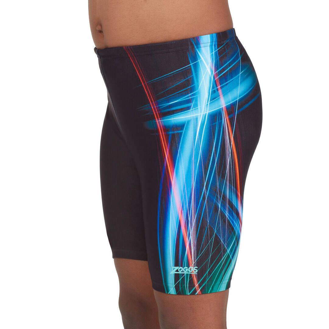 ZOGGS 男孩《炫彩暈影》運動五分泳褲