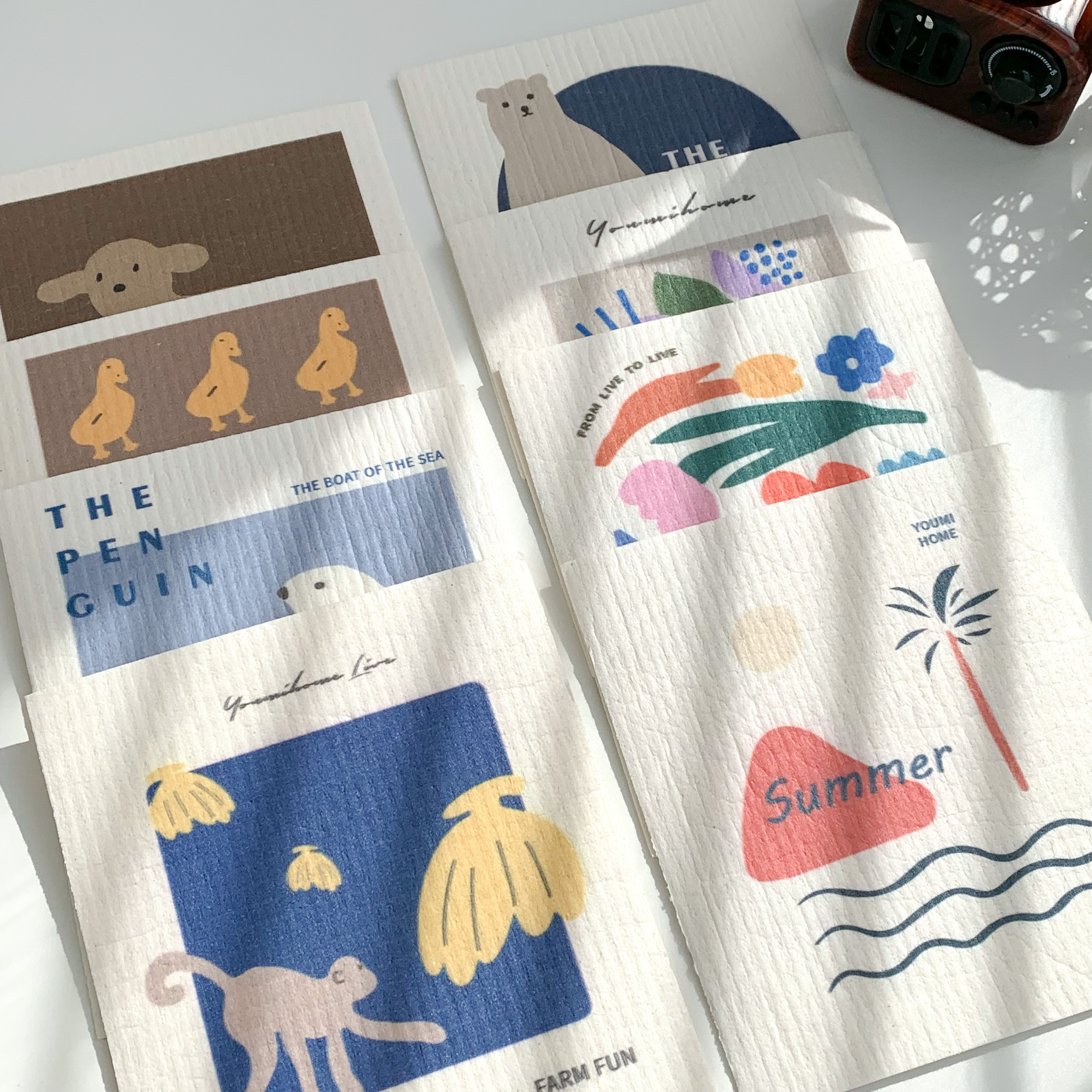 加厚木漿棉抹布 (八種款式)