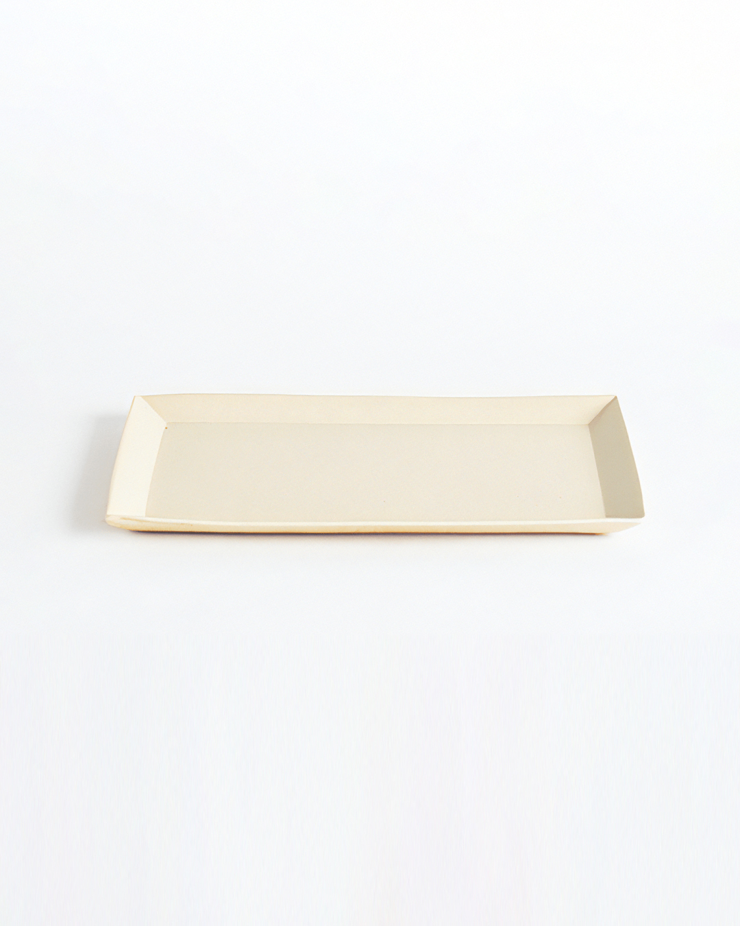 Meizan kiln Teiban Ware plate beige｜Shigaraki ware