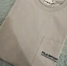 [S] FILA COMFORT FIT INTERNATIONAL POCKET SHORT SLEEVE T-SHIRT,LIGHT GREY, FS2RSF2132X-LGY [FINAL SALE] (SFL232)