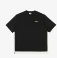 [S] FILA WOVEN COLOR SHORT SLEEVE T-SHIRT,BLACK, FS2RSE2181X-BLK [FINAL SALE] (SFL235)